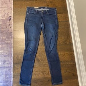 AG denim the legging skinny jeans, dark blue